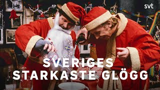 Sveriges starkaste glögg  Albert och Herbert firar jul  SVT [upl. by Aidam]