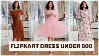 FLIPKART DRESS UNDER 800  DRESS HAUL UNDER 800  Tanu Gupta [upl. by Laehcim297]