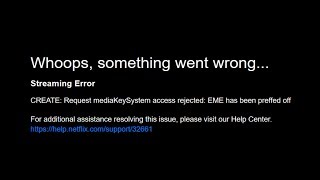 Solved  Firefox Netflix DRM Error  Whoops Something Went Wrong [upl. by Portia]