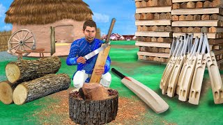 Wood Carving Wooden Cricket Bat Moral Stories Hindi Kahani Bedtime Stories Hindi Stories New Comedy [upl. by Cline147]