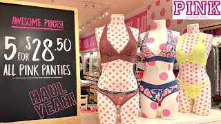 VICTORIAS SECRET PINK SEMI ANNUAL SALE🔥UNDER 10 DEALS🔥CLEARANCE BRAS CLOTHES  MAKEUP [upl. by Arima599]