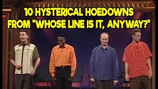 10 Hysterical Hoedowns From quotWhose Line Is It Anywayquot [upl. by Luahs]