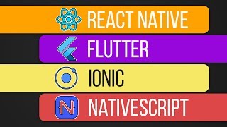 Which one is best for you Flutter React Native Ionic or NativeScript [upl. by Uhthna]