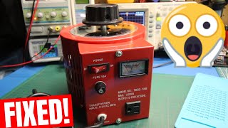 Variable Transformer Variac Review and Repair 🔥 [upl. by Ardiek]