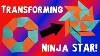 How to Make a Transforming Ninja Star 8Pointed [upl. by Bega]