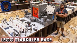 WORLDS LARGEST Lego Star Wars Build  Starkiller Base 4K [upl. by Awhsoj274]