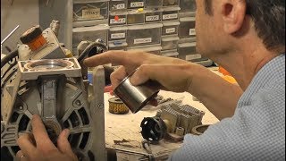 Oil free piston and cylinder kit installation for air compressors [upl. by Ahsikin447]