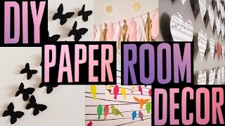 10 DIY Paper Room Decor Ideas [upl. by Sanborne]