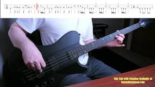 Couldnt Stand the Weather Bass Cover with Tab SRV [upl. by Kuehn]