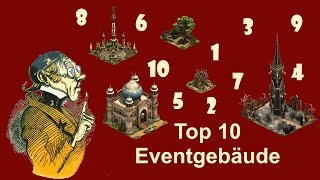 FoETipps Top 10 Eventgebäude in Forge of Empires deutsch [upl. by Haidabej]