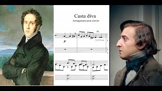 BelliniChopin  Casta Diva for Piano Solo [upl. by Deegan]