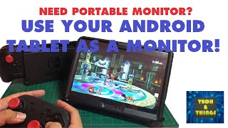 Use your Tablet as a Monitor  Tech amp Things [upl. by Bowe47]