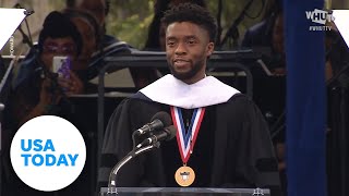 Chadwick Bosemans powerful Howard University commencement speech FULL  USA TODAY [upl. by Ahsal45]