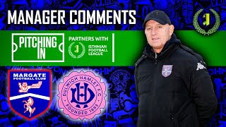 MANAGER COMMENTS LEAGUE  Dulwich Hamlet FC H  3rd February 2024 [upl. by Ainavi]