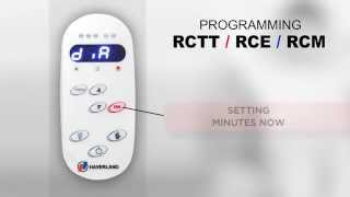 How to program RCTT RCE RCM Haverland Electric Radiators [upl. by Deidre]