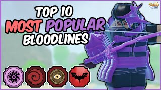 Top 10 Shindo Life Bloodlines That EVERYONE Uses [upl. by Theodor]