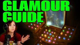 How to Glamour in FFXIV Glamour Plates Glamour Dresser new player guide [upl. by Hyrup]