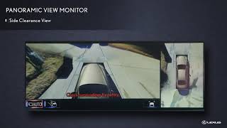 Lexus Panoramic View Monitor  see a demonstration for this feature [upl. by Suqram861]