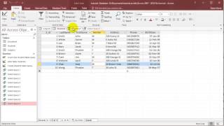 SQL with Microsoft Access 2016 Lesson 11  Joining tables [upl. by Etterrag]