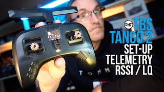 TBS Tango 2 how to setup RSSI  LQ  Telemetry [upl. by Nanine]