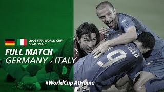 Germany v Italy  2006 FIFA World Cup  Full Match [upl. by Sudaorb]