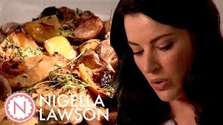 Nigellas Slow Roasted Garlic amp Lemon Chicken  Forever Summer With Nigella [upl. by Assennev]