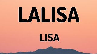 LALISA  LISA  LYRICS VIDEO [upl. by Acirrej]