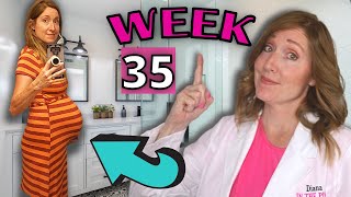 35 Weeks Pregnant  What to Expect at 35 Weeks in Months [upl. by Hooge305]