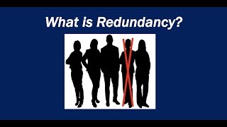 What is Redundancy [upl. by Yrgoerg]