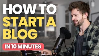 How to Start a Blog in 10 Mins  Simple amp Easy StepbyStep [upl. by Llesirg]