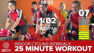 HIIT Workout  High Intensity Intervals  GCN 25 Minute Bike Session [upl. by Sadye]