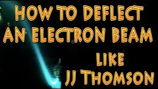 Demonstrating JJ Thomson experiment on charge to mass ratio [upl. by Stephana]