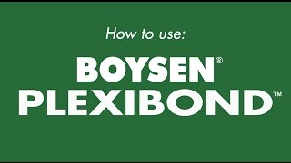 How to use BOYSEN Plexibond [upl. by Anigar]