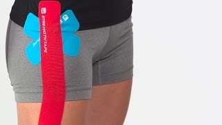 STRENGTHTAPE®  Kinesiology Tape  Hip [upl. by Ahsieki689]