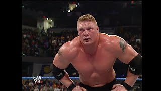 Brock Lesnar Vs Shelton Benjamin  SmackDown 02202003 [upl. by Saravat367]