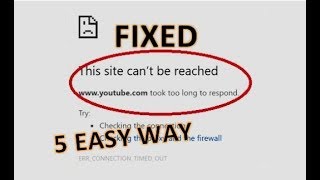 how to fix This site can’t be reached 5 different Solution [upl. by Luciano]