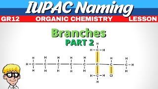 Naming Organic Molecules Grade 12  Branches [upl. by Iseabal537]