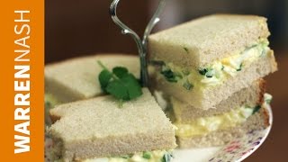 Egg Mayo Sandwich Recipe  Back to Basics  Recipes by Warren Nash [upl. by Wagshul]