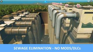 How to stop Water Pollution  Cities Skylines No Mods or DLC [upl. by Brunell477]