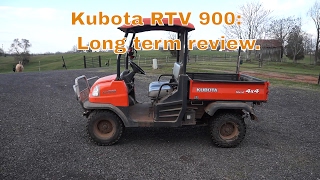 Kubota RTV 900 long term review [upl. by Yahsram77]