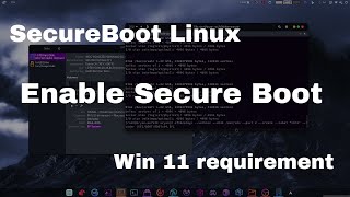 Enable secure boot on Linux  Dual boot Windows 11 and Linux [upl. by Yelbmik]