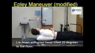 Epley Maneuver modified [upl. by Erot]