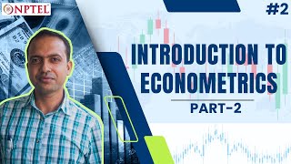 2 Introduction to Econometrics amp Econometric Analysis  Part 2 [upl. by Silrak]