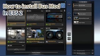 How To Install Bus Mod in Euro Truck Simulator 2 [upl. by Teddi]