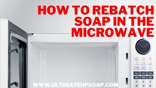 SUPER EASY Microwave Rebatch Soap Learn How to Rebatch Smooth amp Creamy Soap in Just FIVE Minutes [upl. by Melessa431]