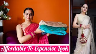 Flipkart Partywear Saree Haul 🥻 Make Affordable Sarees look Expensive [upl. by Hills]