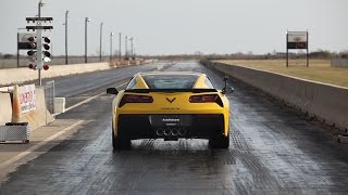 2015 C7 Corvette with 8speed Auto  14 Mile Testing [upl. by Yboj537]