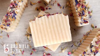 AnneMarie Makes Wildflower Rebatch Soap  Great for Beginners  Bramble Berry [upl. by Aiza792]