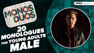 20 MONOLOGUES for YOUNG ADULTS  MALE [upl. by Atkins]