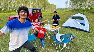 First Camping With Brothers 😍 [upl. by Eniahpets]